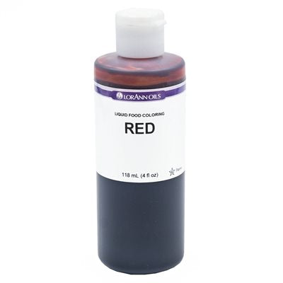 Red Liquid Food Color - Liquid Food Coloring - 4 oz, 1 Gallon - Ships Free Within Canada on Orders Above CAD $199