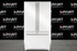 Refrigerator with XPart Supply branded background