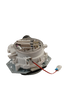 ABT72989202 dishwasher pump assembly white plastic housing with metal mount motor and red wiring connector