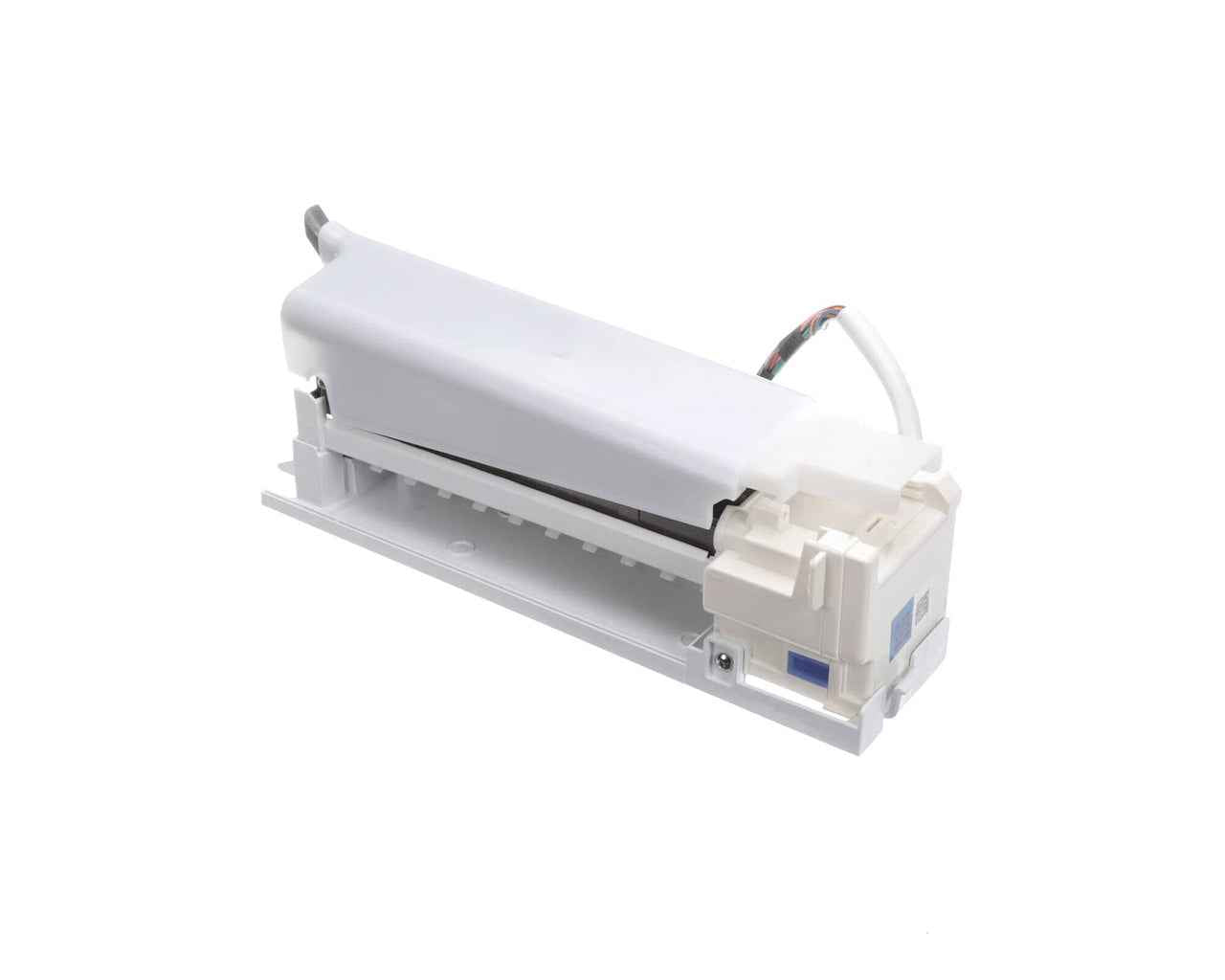 XPart Supply DA97-15217D refrigerator ice maker assembly white replacement module with wiring harness for Samsung refrigerators