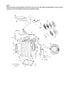 Exploded parts diagram of front load washer showing control boards drum door panels WG04F11465 washer power board assembly