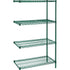 Heavy-Duty Green Epoxy Finish Wire Shelving