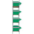 Wide Span Shelving with Jumbo Plastic Bins
