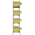 Wide Span Shelving with Jumbo Plastic Bins