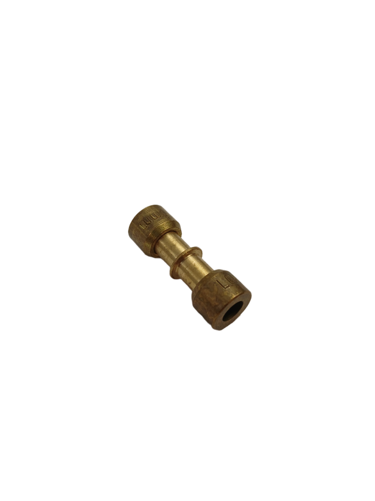 L13000588 Refrigerator Lokring Straight Brass Connector 6 NK MS 00.250" OR 1/4" - XPart Supply