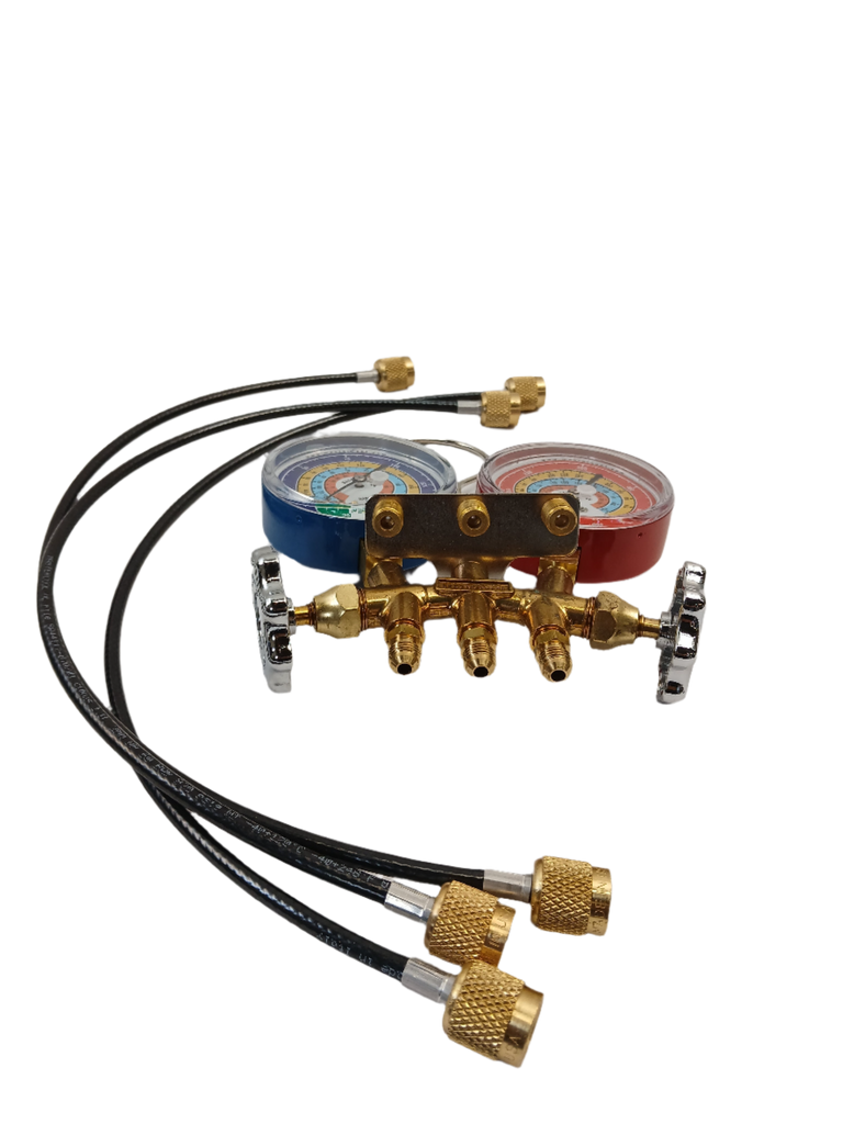 2-way Brass Manifold Gauge Set - XPart Supply Ltd.