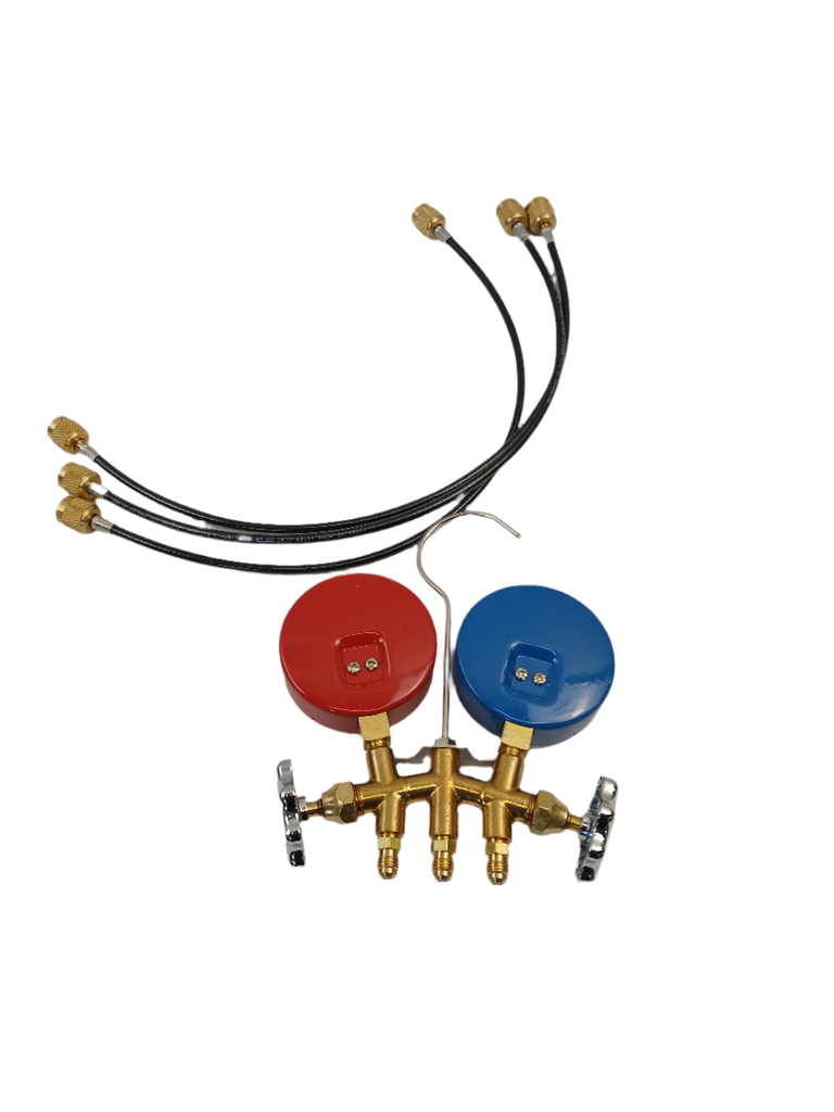 2-way Brass Manifold Gauge Set - XPart Supply Ltd.