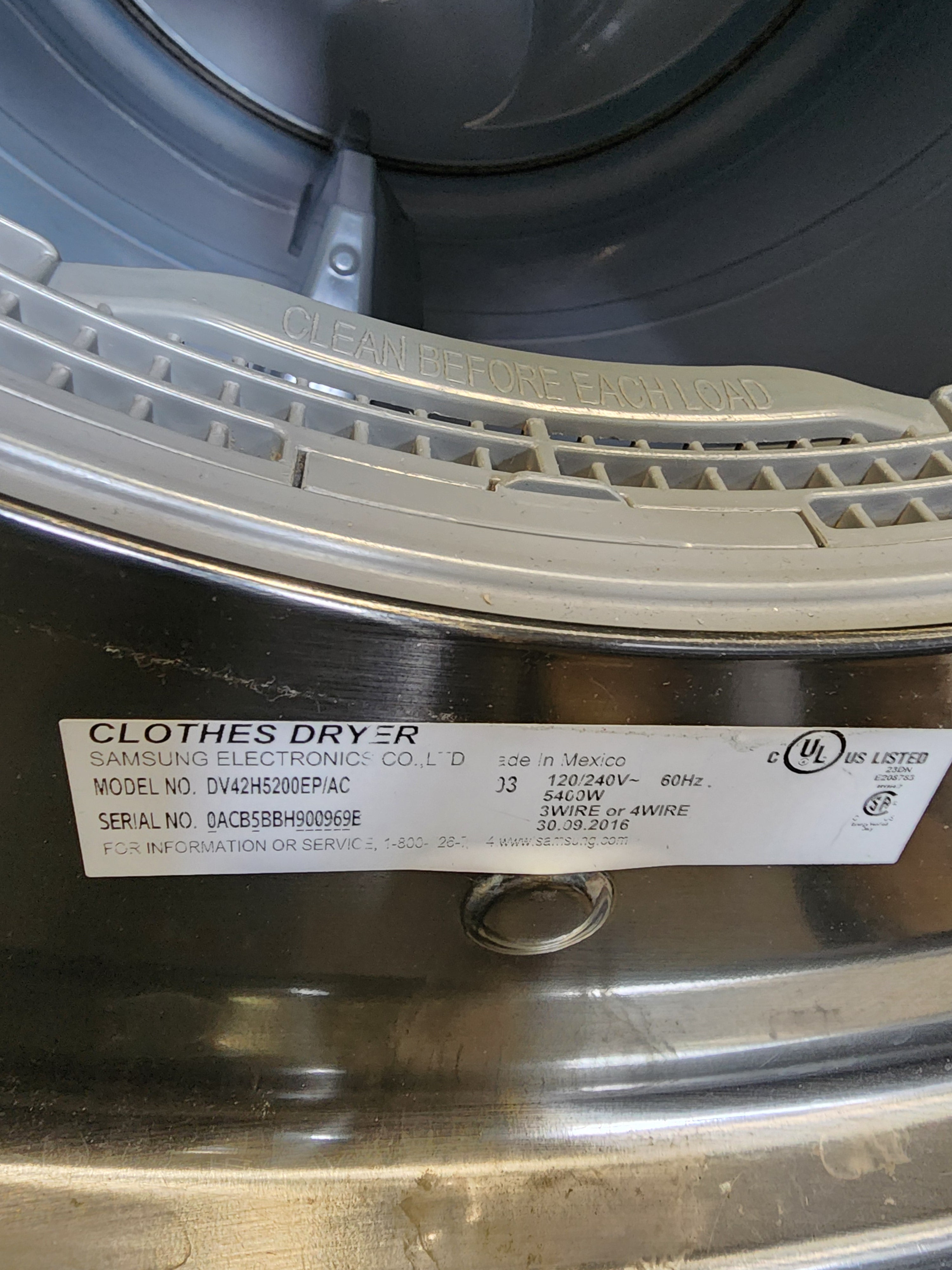 Samsung Dryer - DV42H5200EP/AC