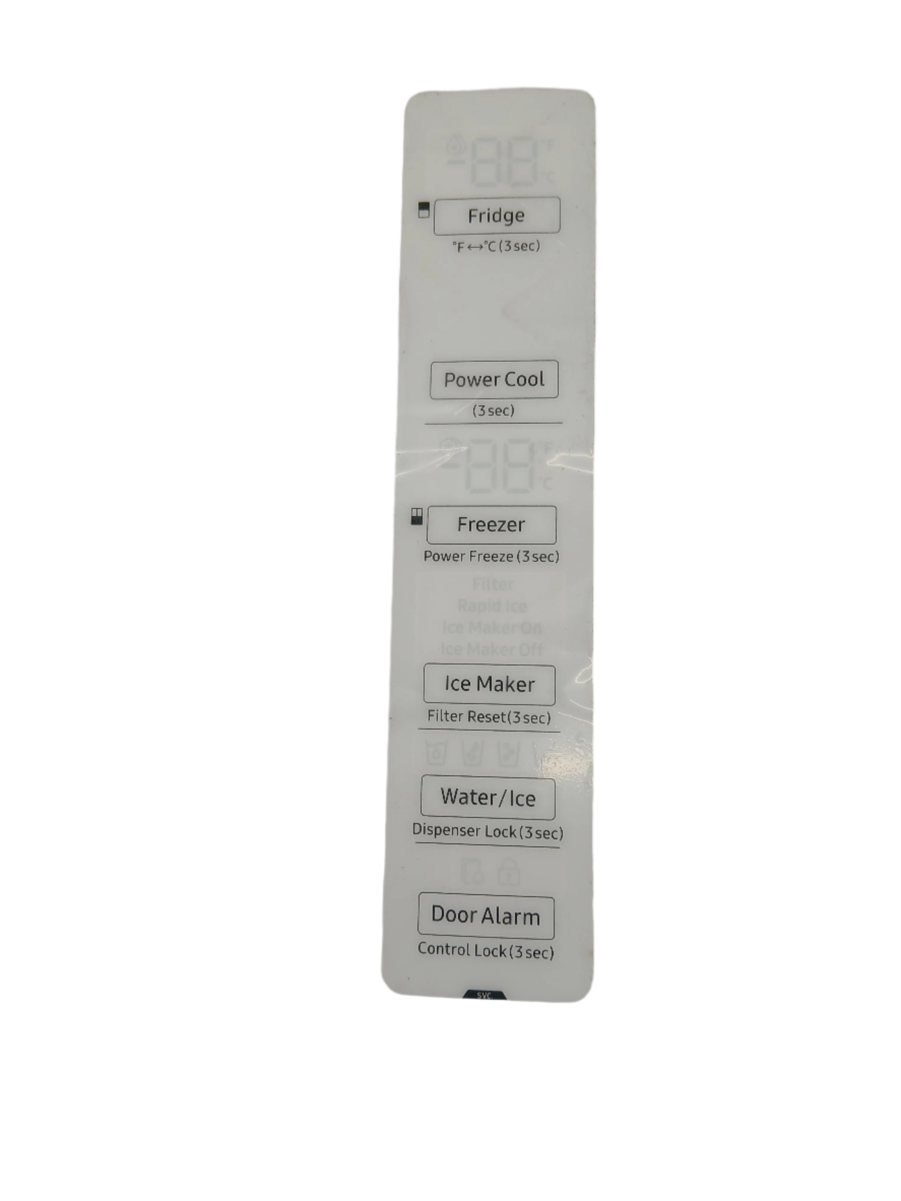 DA92-01261A Refrigerator Control Display Board