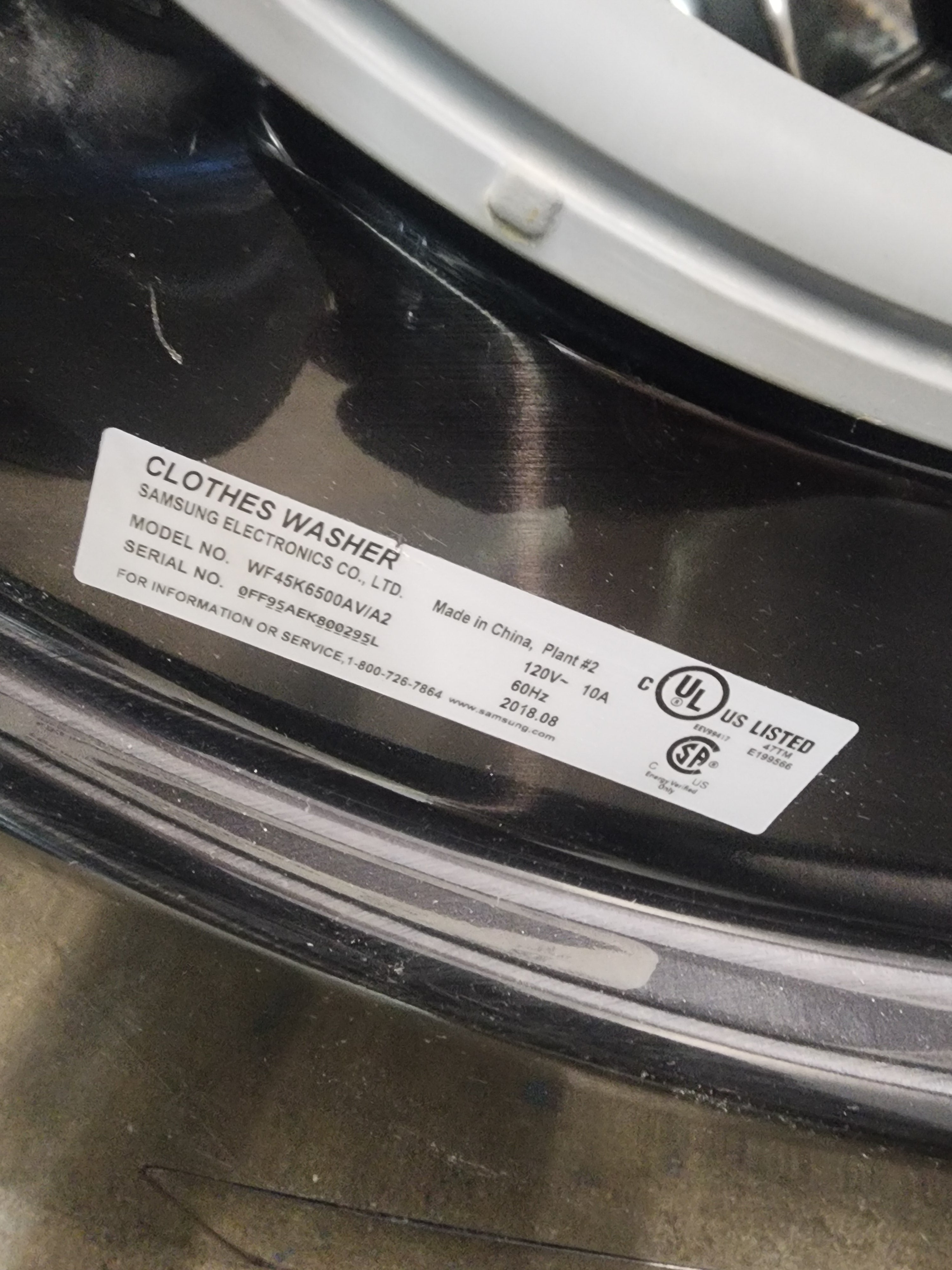 Samsung Front-Load Washer WF45K6500AV/A2 – Certified Pre-Owned