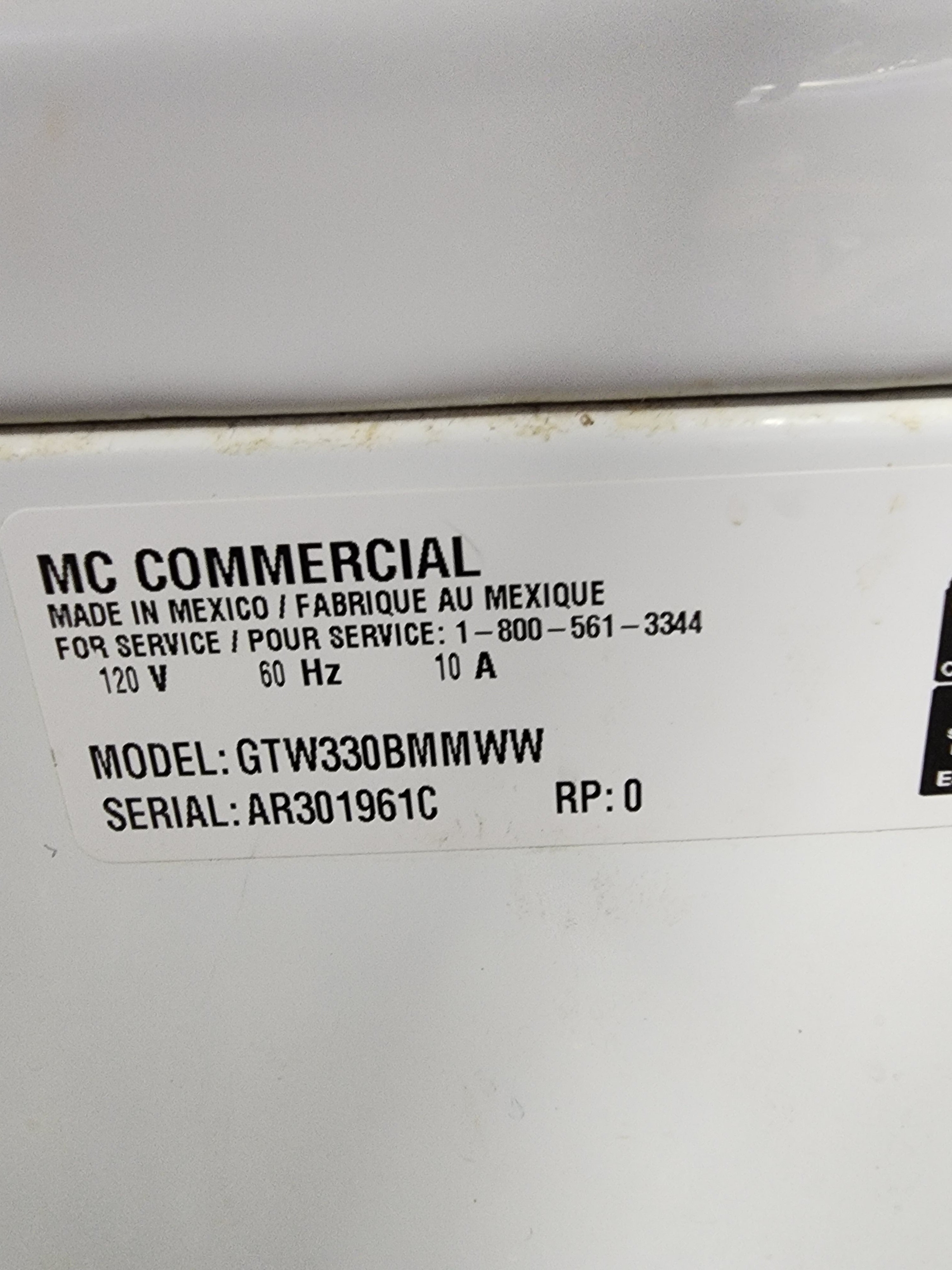 GE GTW330BMMWW Top Load Washer – Certified Pre-Owned