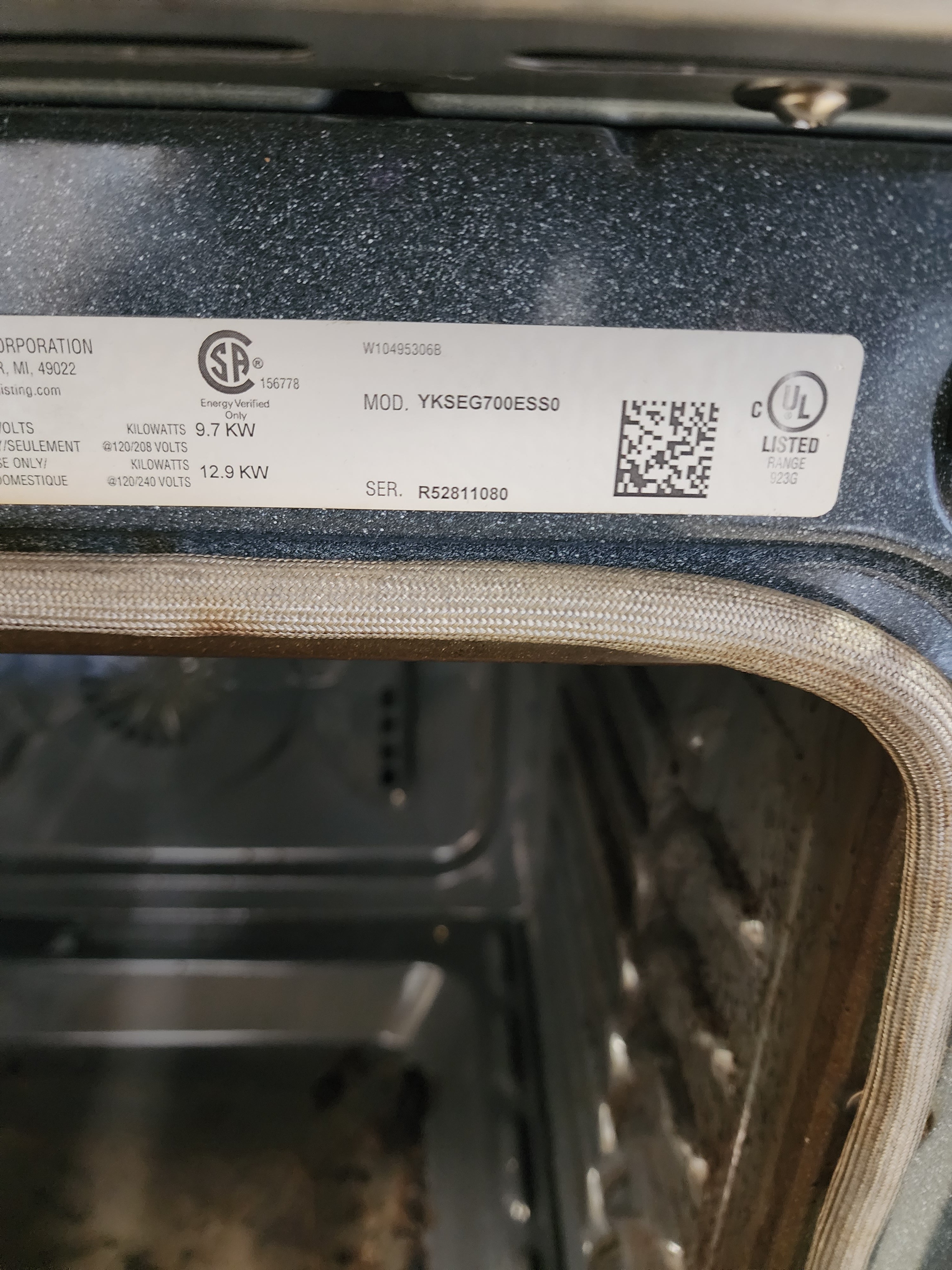 KitchenAid Oven - YKSEG700ESS0