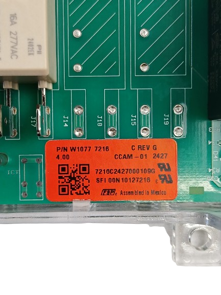 W10801665 Oven Control Board