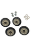 4581EL2002L Dryer Roller Assembly, 4Pk (replaces 4581EL2002D, AGM75510755)