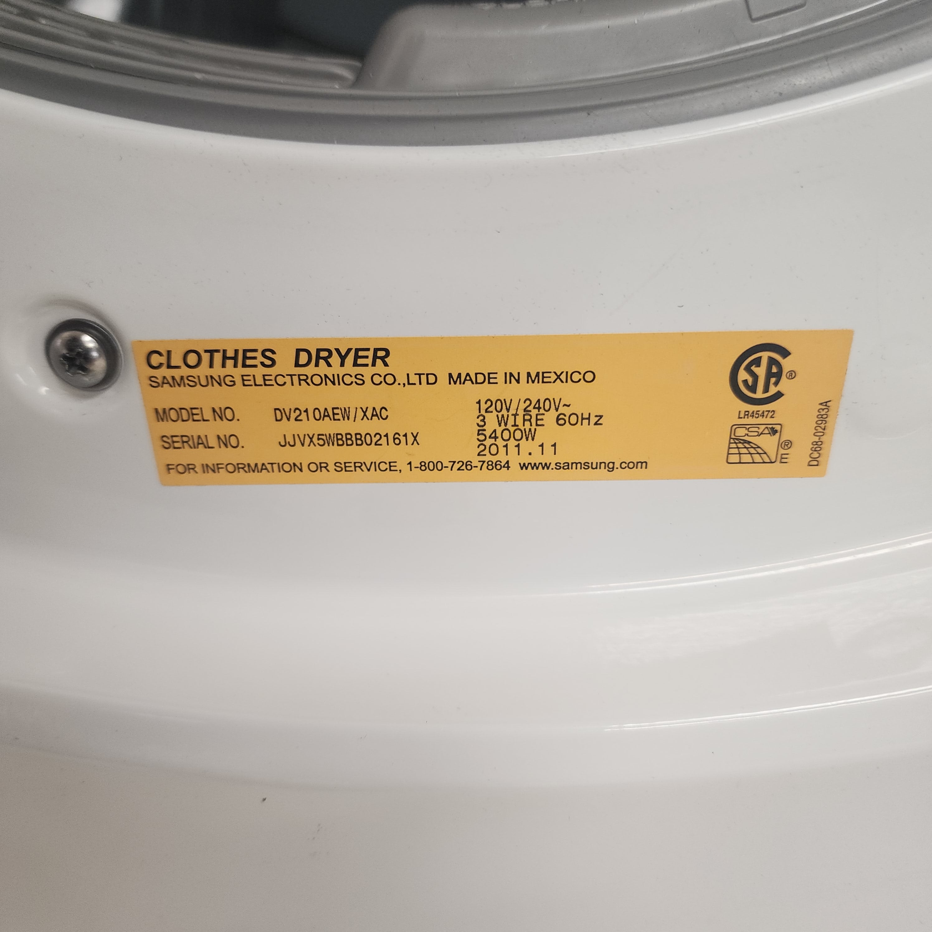 Used Dryer