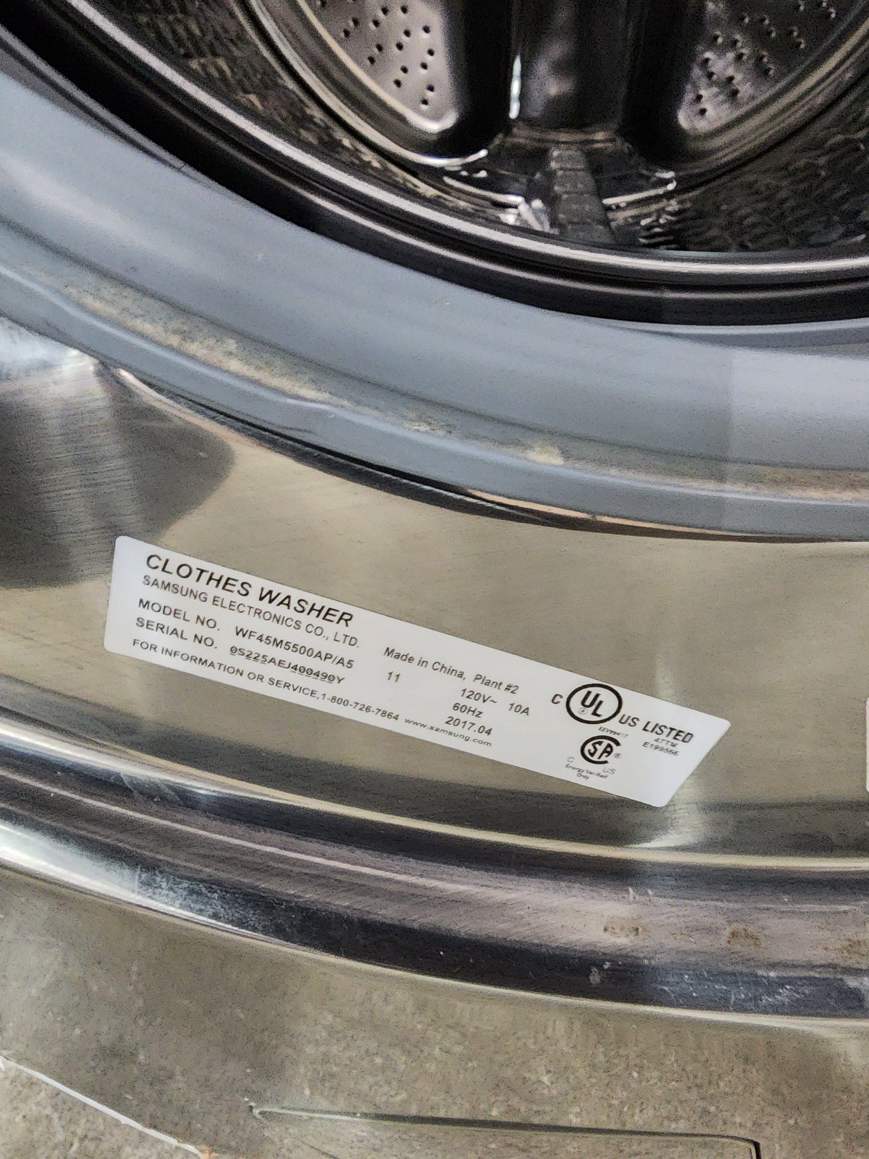 Samsung WF45M5500AP/A5 Front Load Washer – Certified Pre-Owned
