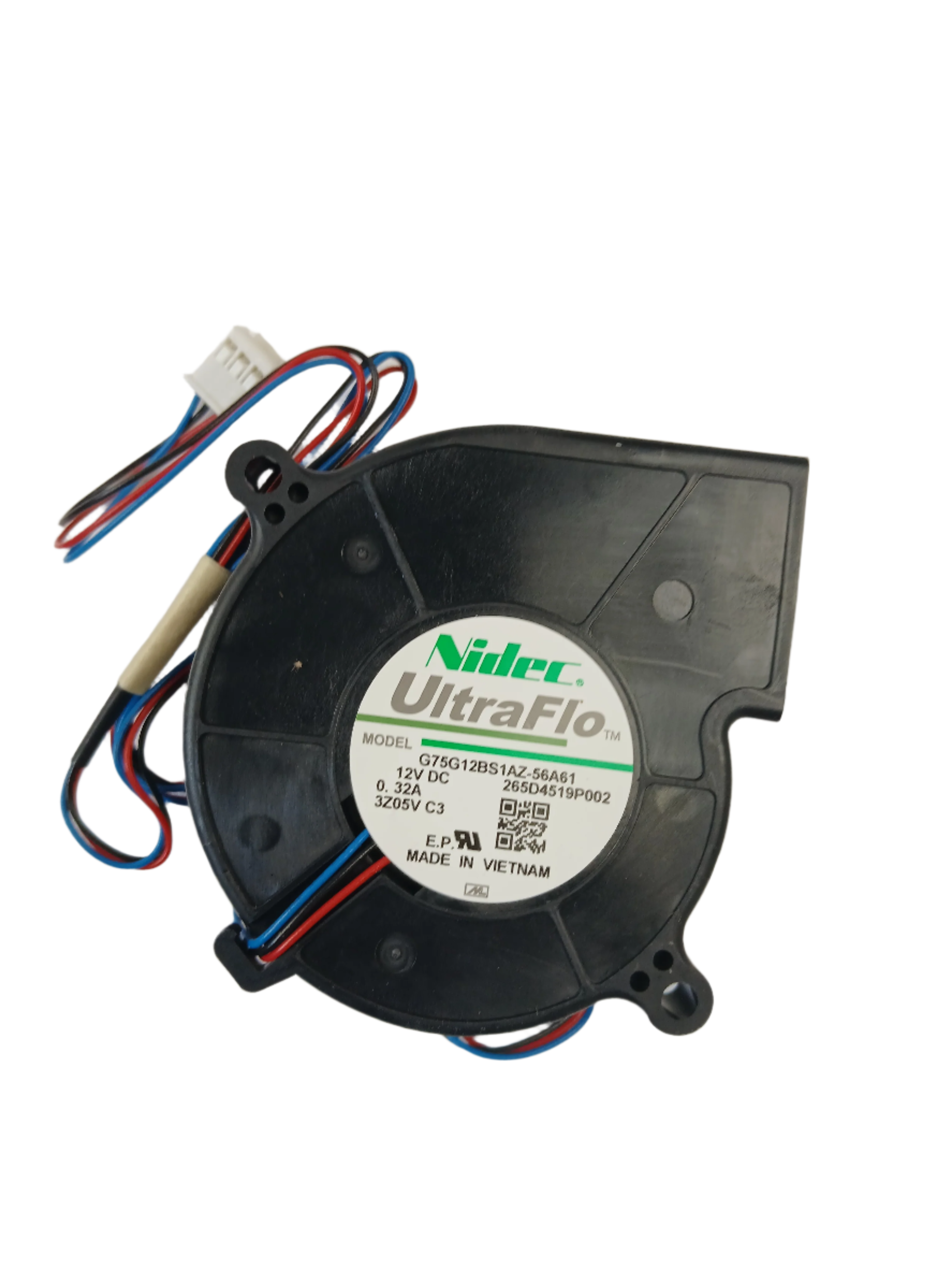WG01L03147 Dryer Door Fan and Harness