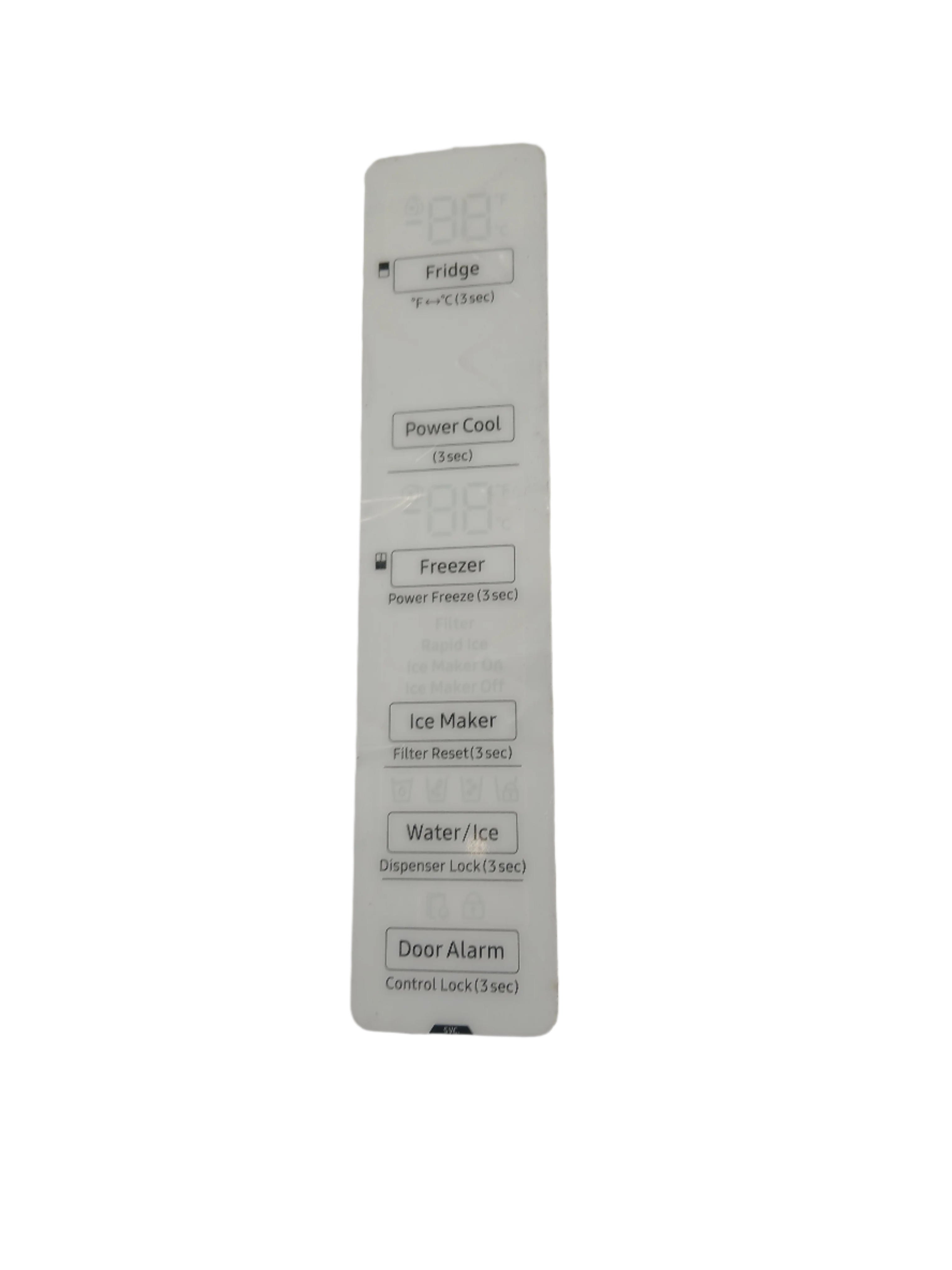 DA92-01261A Refrigerator Control Display Board