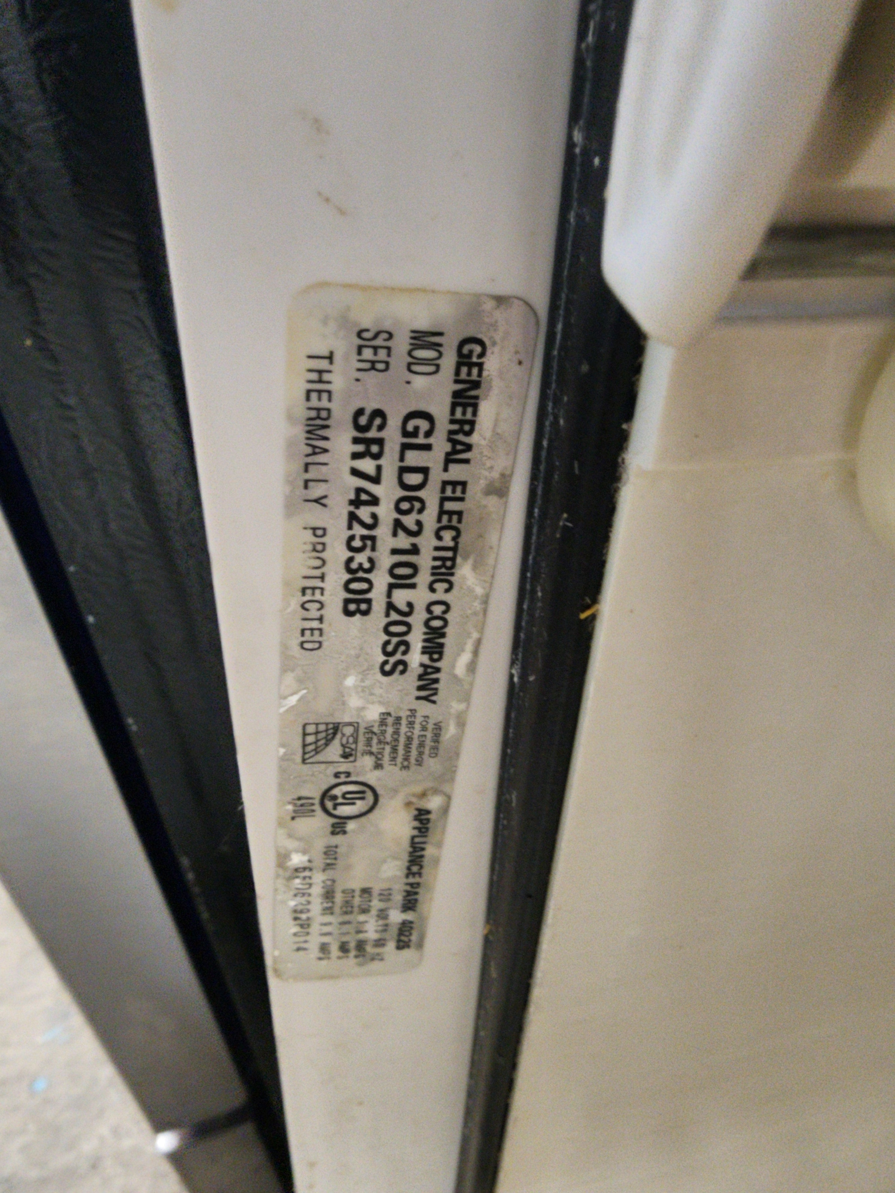 #0154 GE Dishwasher GLD6210L20SS