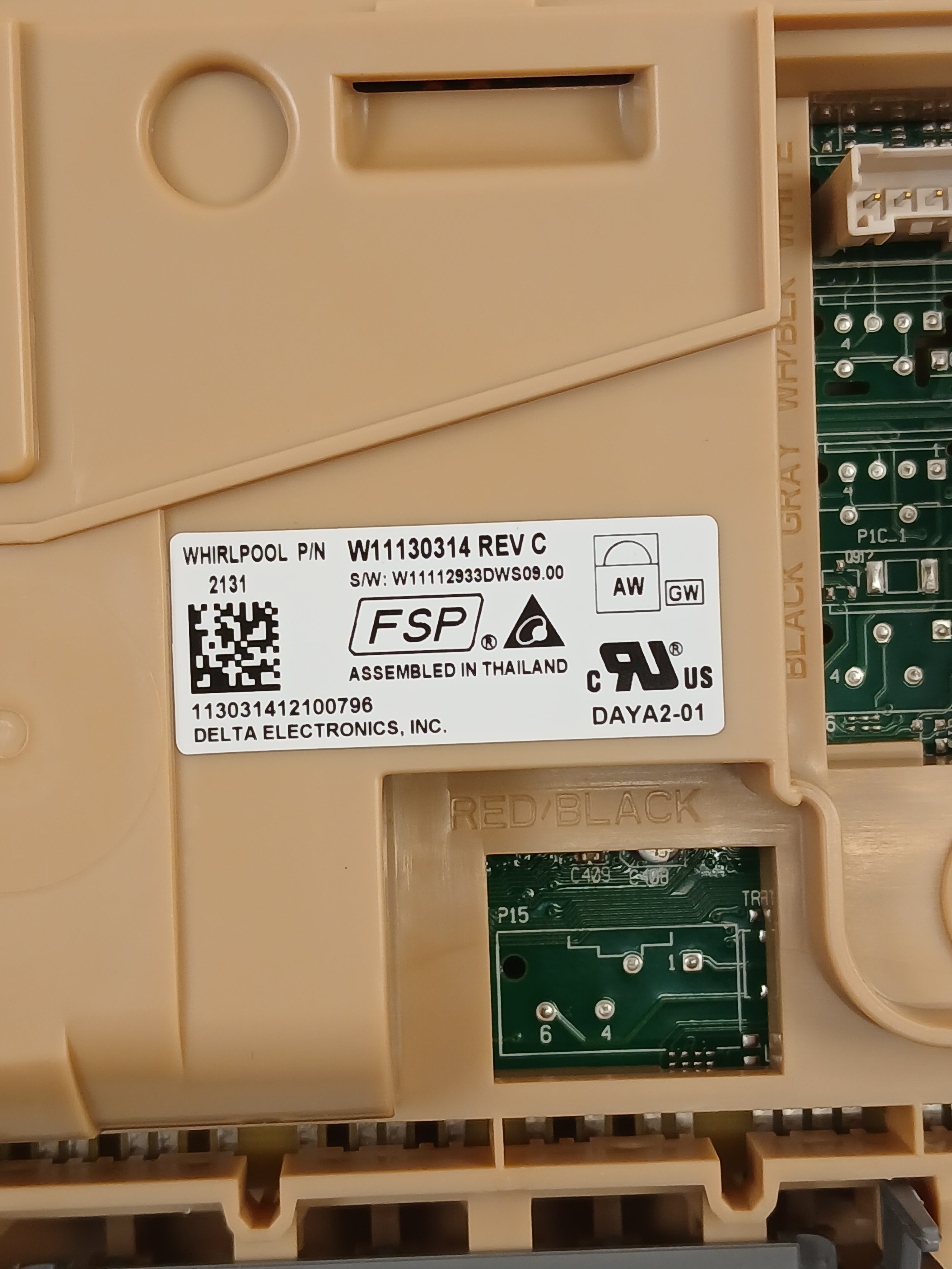 W11636101 Dishwasher Electronic Control Board - XPart Supply Ltd.