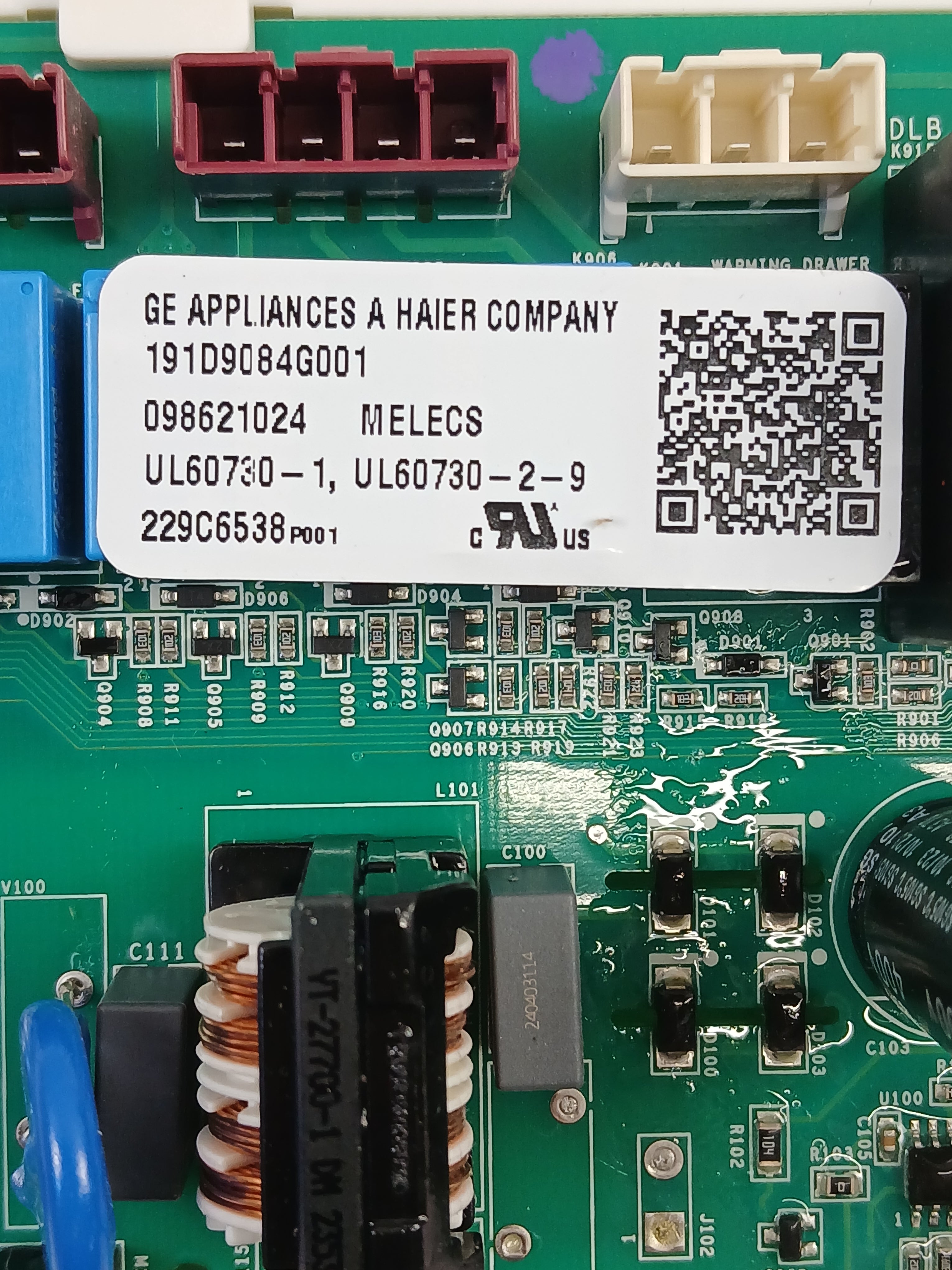 WS01F11013 Oven Control Assembly - XPart Supply Ltd.