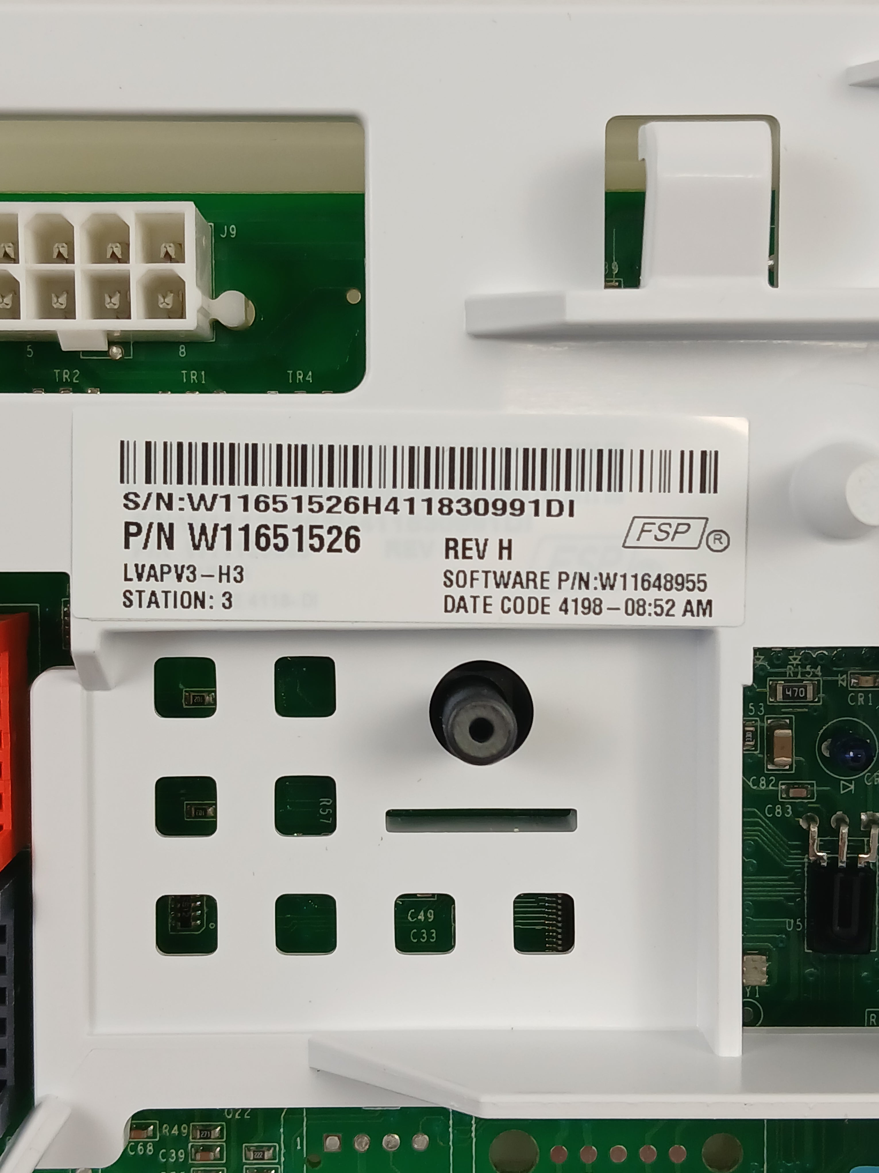 W11654022 Washer Main Control Board - XPart Supply Ltd.