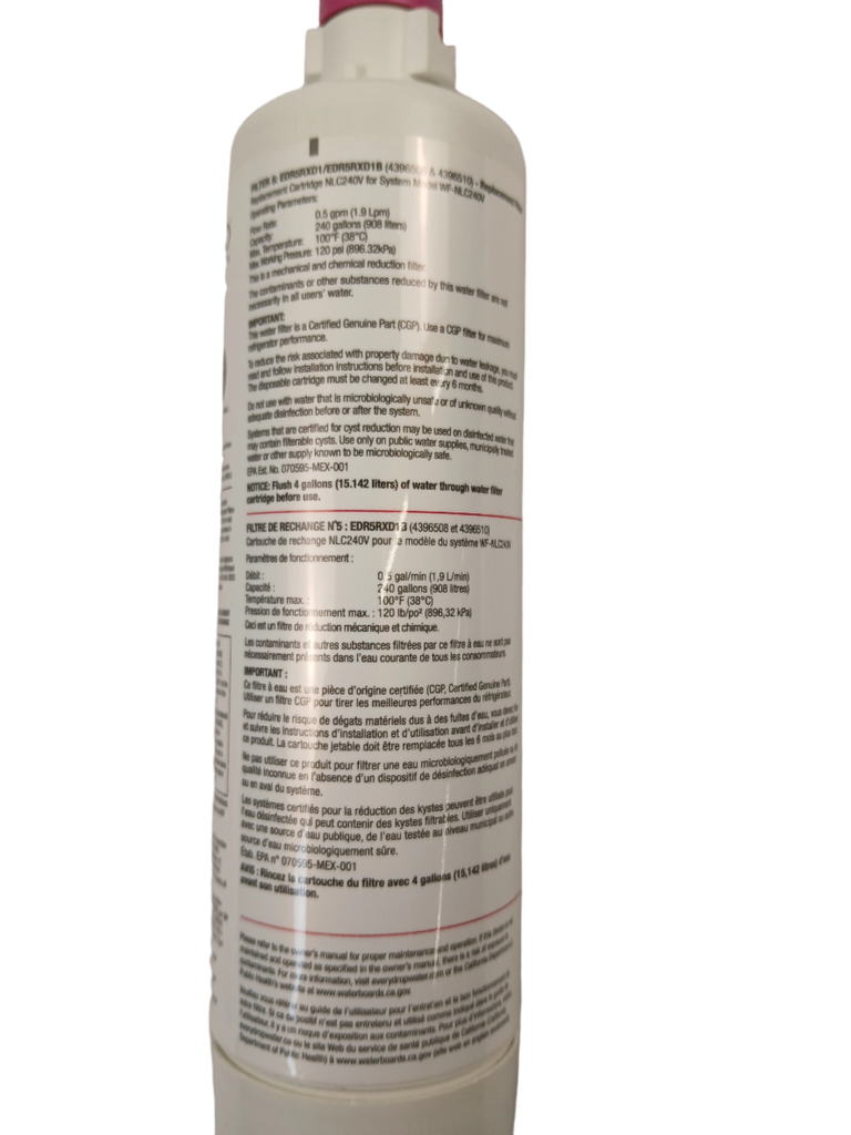 EDR5RXD1B #5 Refrigerator Water Filter