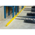 Floor Angle Guard Rails, Steel, 48" L x 5" H, Yellow