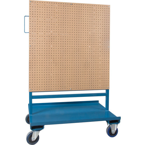 Bin/Pegboard Combo Rack, Double-sided, 38" W x 24-1/2" D x 55" H