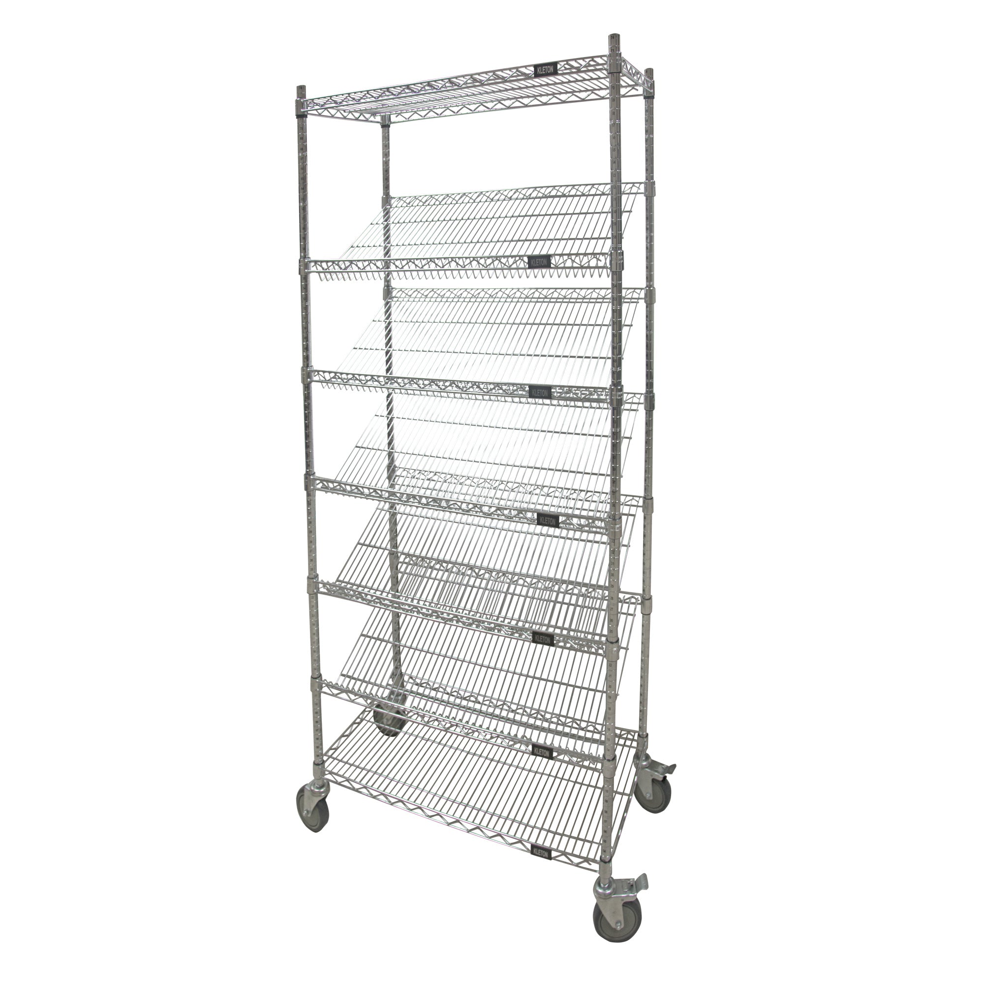 Slanted Shelf Cart