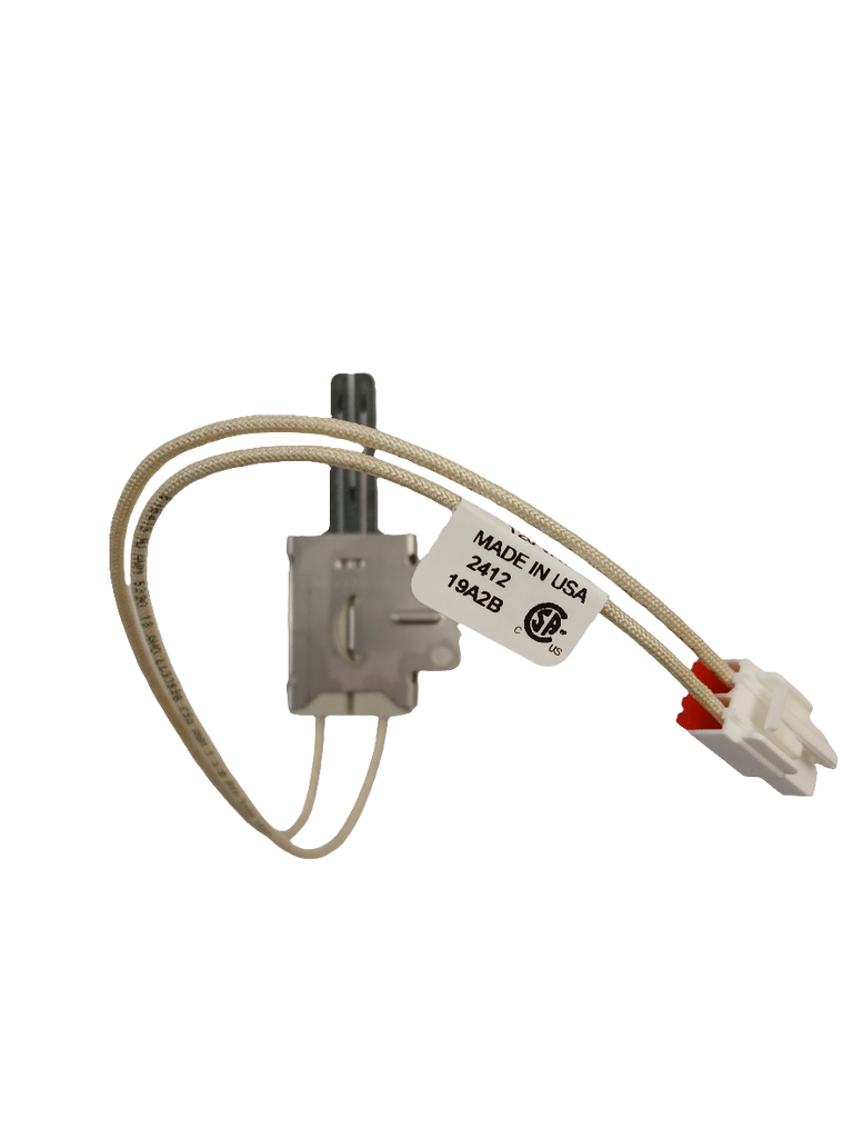 Robertshaw 41-231 oven igniter replacement with metal base and white wire connector by XPart Supply