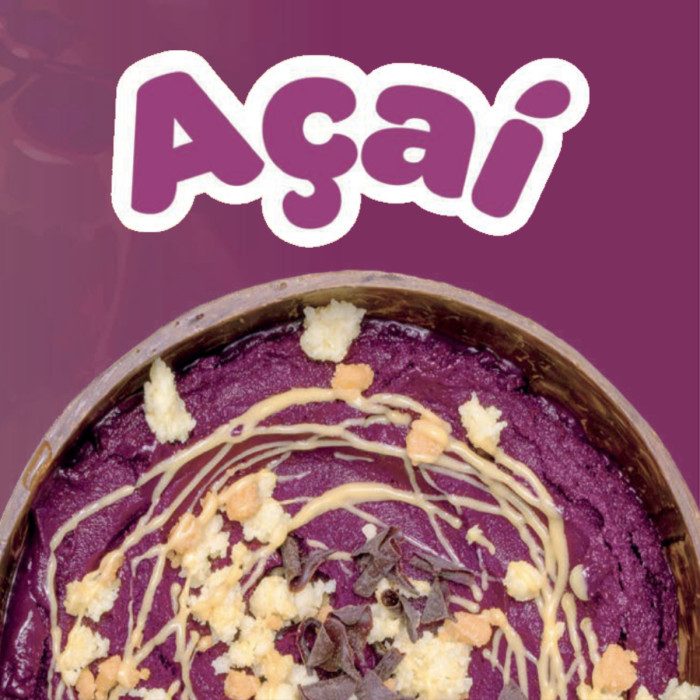 Acai Paste and Spreadable Filling Cream - Shelf-Stable - 3 KG Bucket - Acai Soft Serve Sorbet - Acai Sorbet Gelato - Make Acai Bowls and Smoothies - Rubicone Canada