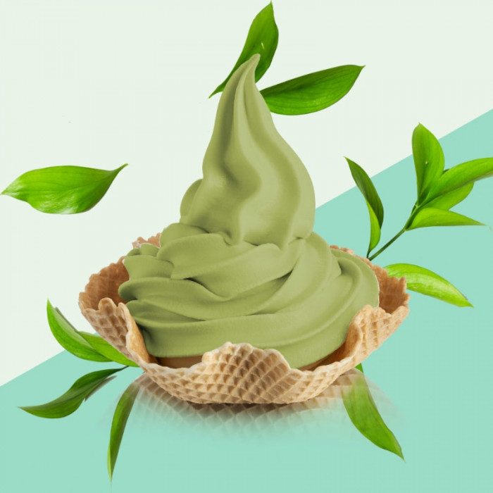 Soft Matcha 5 Stars Soft Serve Mix - Case of 8 x 1.5 KG bags - Rubicone Canada - Ships Free Within Canada on Orders Above CAD $199