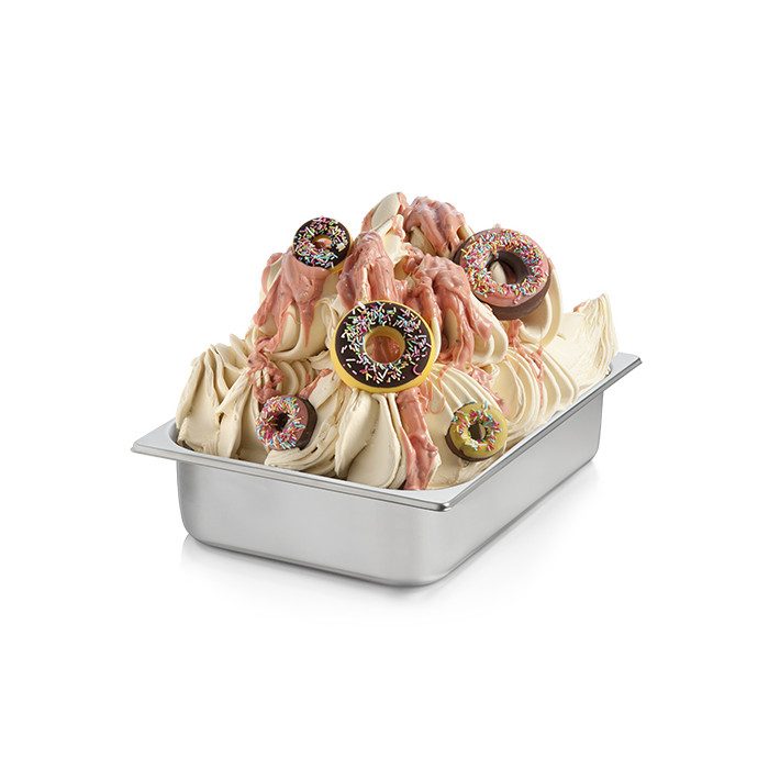 Crunchy Donut Paste - Gelato Pastes - 3 KG Bucket - Rubicone Canada - Ships Free Within Canada on Orders Above CAD $199
