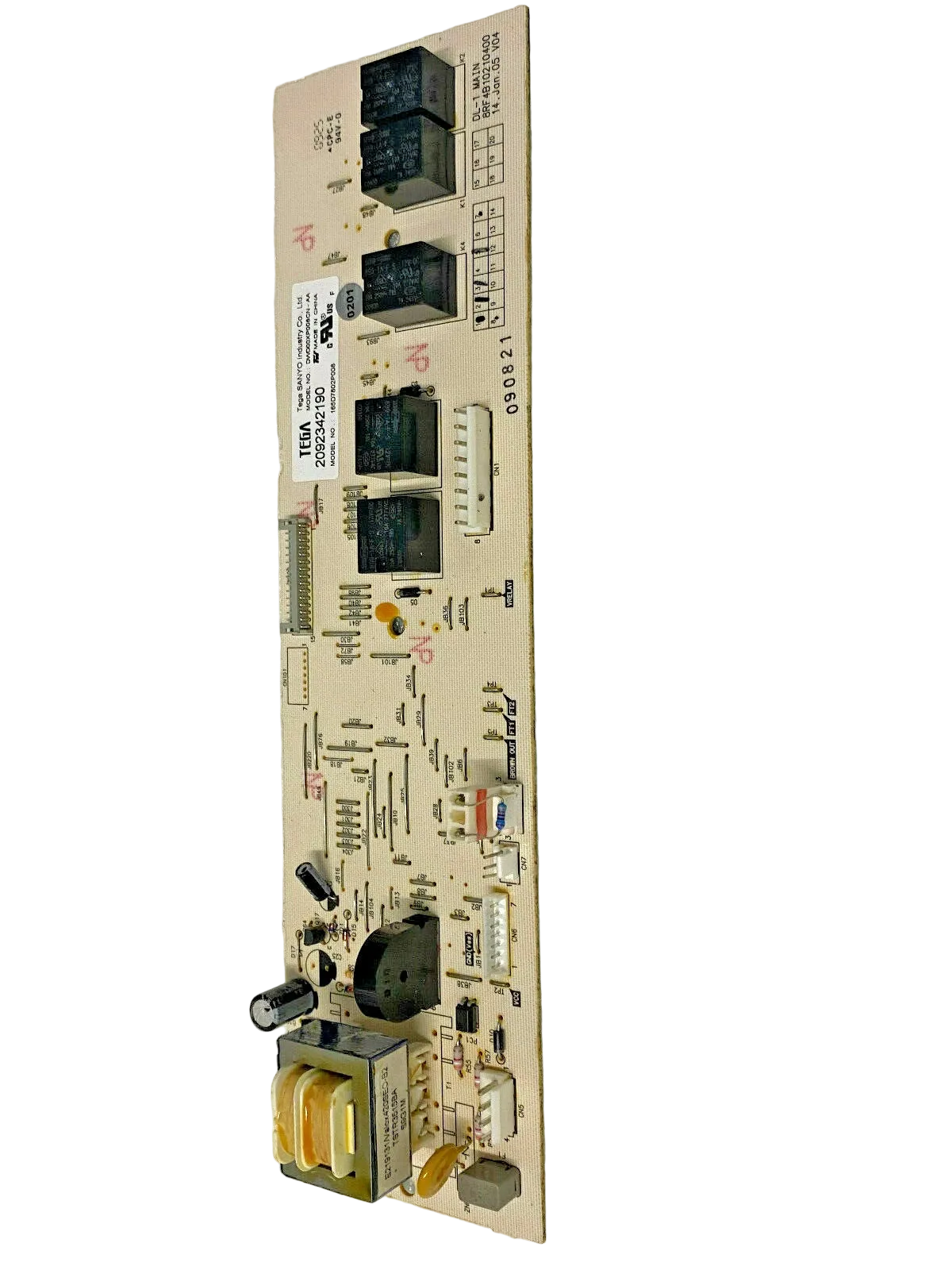 GE Dishwasher Electronic Control Board 165D7802P008