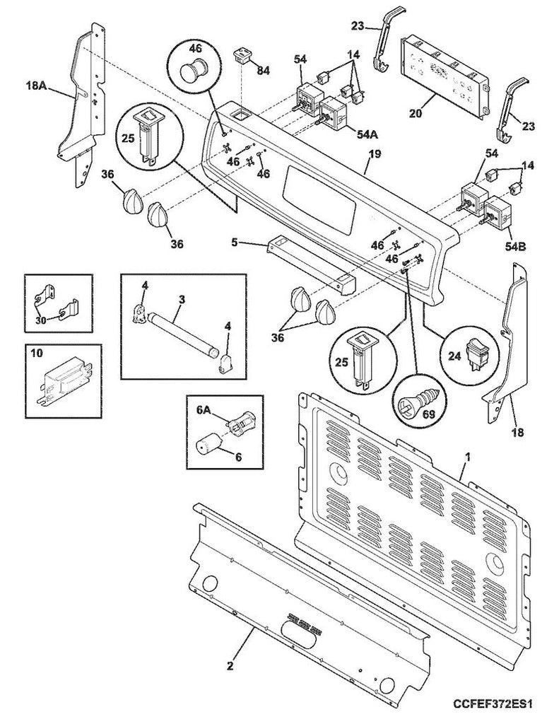 318185726 Range Electronic Control Board - XPart Supply