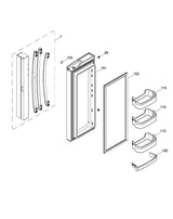 WR01A02303 Refrigerator Door Handle Kit ASM - XPart Supply