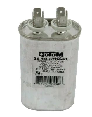 Rotom Run Capacitor 36-10-370440 — Restores HVAC Motor Start & Run Performance