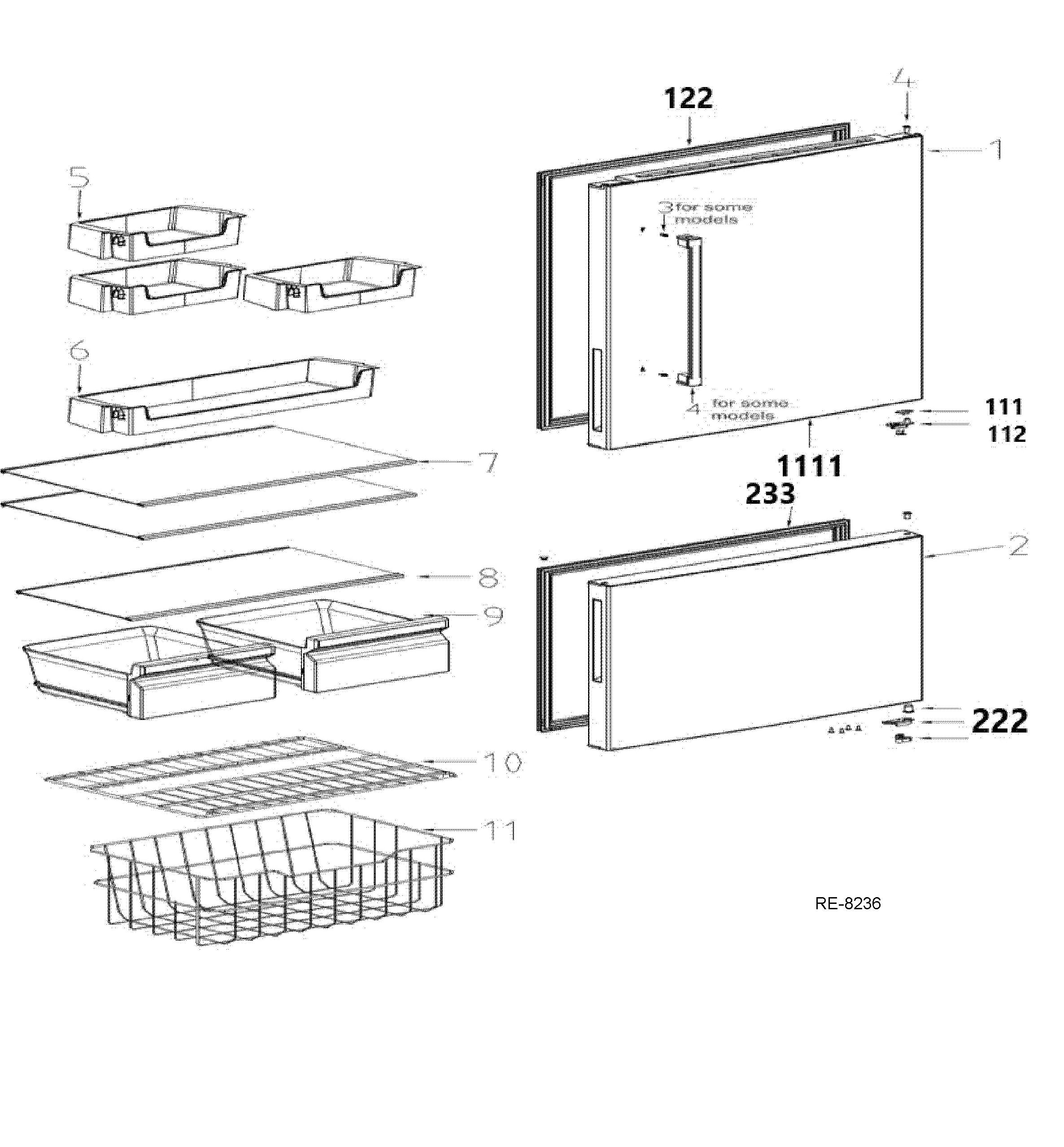 WG03A03160 Refrigerator Large Tray - XPart Supply