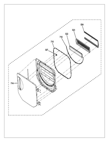 Dryer Lint Filter Slide