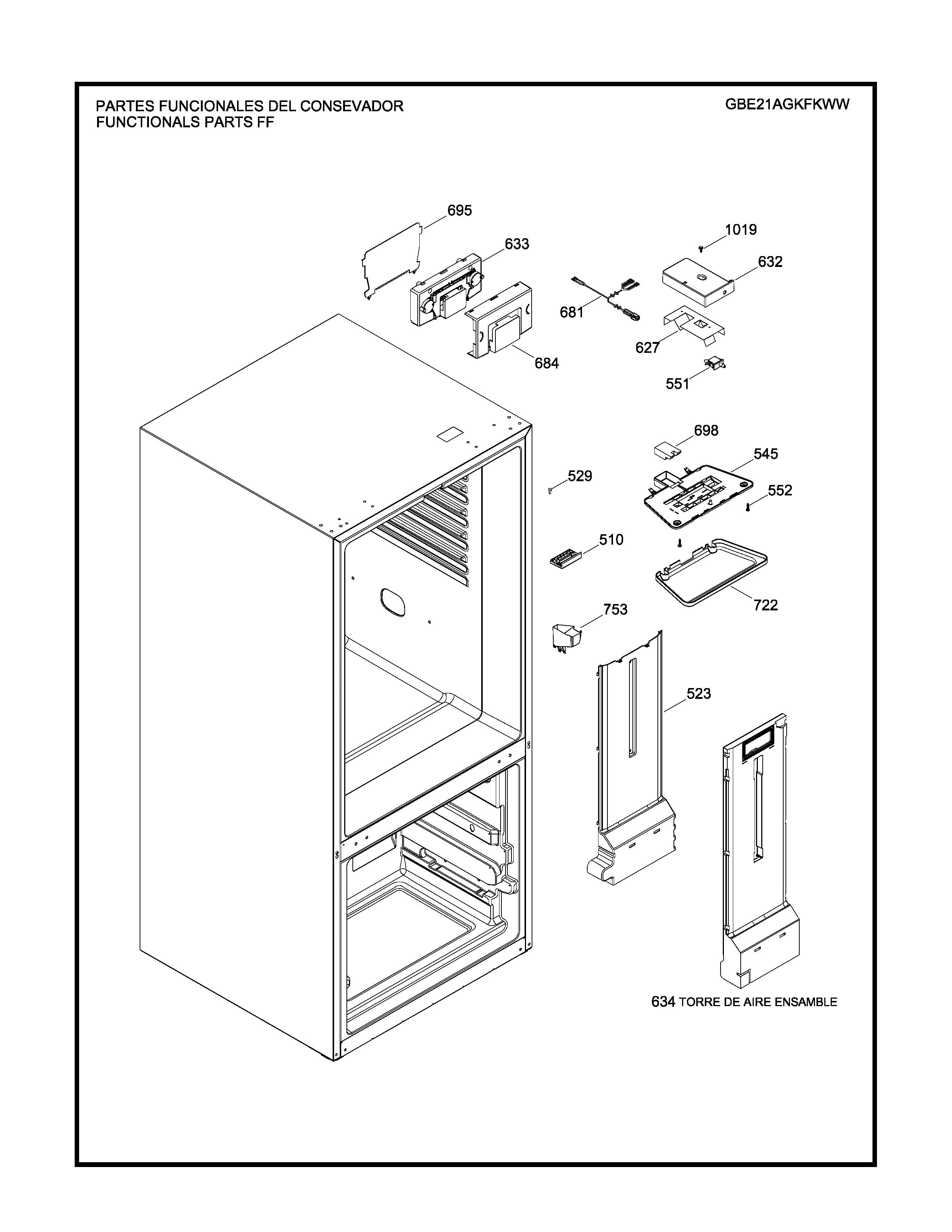 WR03F04645 Refrigerator Light Switch - XPart Supply Ltd.