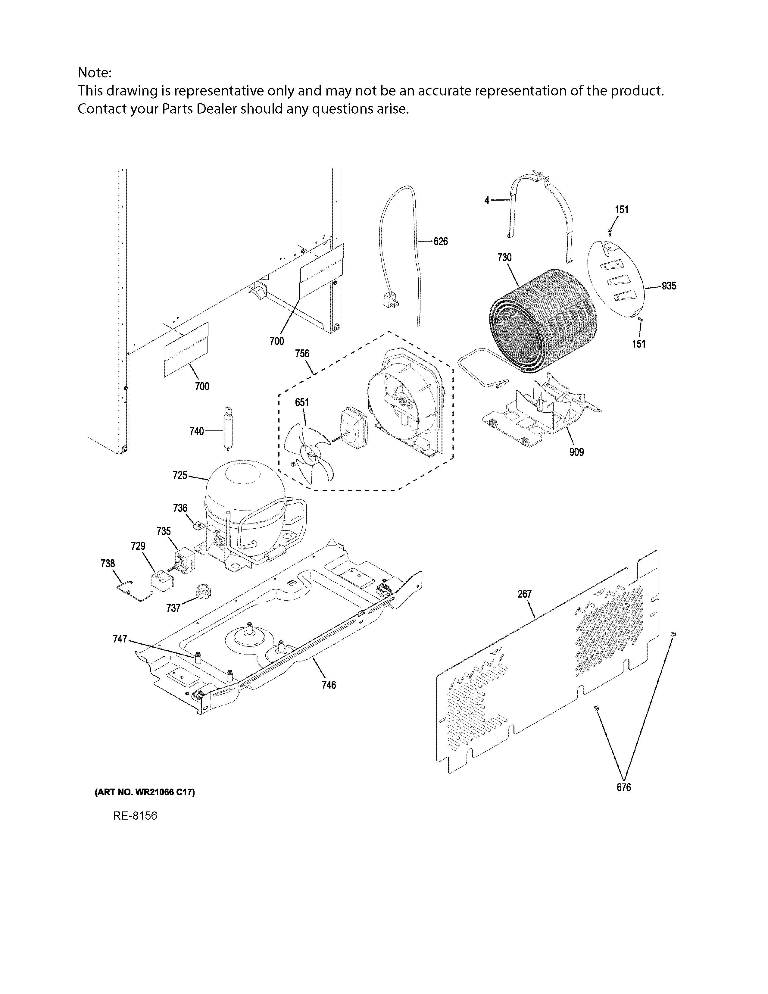 WG03F07898 Refrigerator Compressor - XPart Supply Ltd.