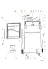 WG04A01429 Dishwasher Hinge Assembly & Screw LH - XPart Supply