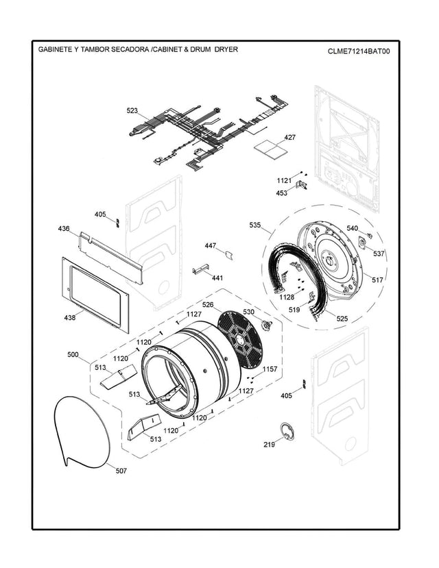 WW02L00022 Dryer Drum & Baffle Assembly - XPart Supply