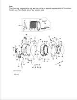 WG04F11961 Washer Rear Tub