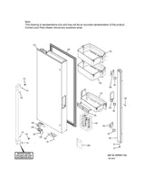 WG03L11681 Refrigerator Left Hand Door Control Assembly - XPart Supply