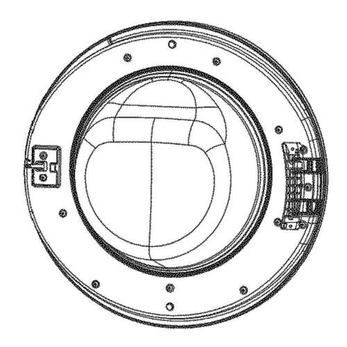 WG04L06461 Washer Door Asm (replaces WH46X28348) - XPart Supply Ltd.