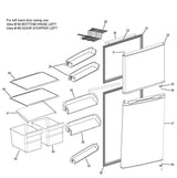 WG03L06759 Refrigerator Freezer Door Gasket, White - XPart Supply