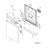 WG04F12379 Dishwasher Control Panel Assembly, White - XPart Supply