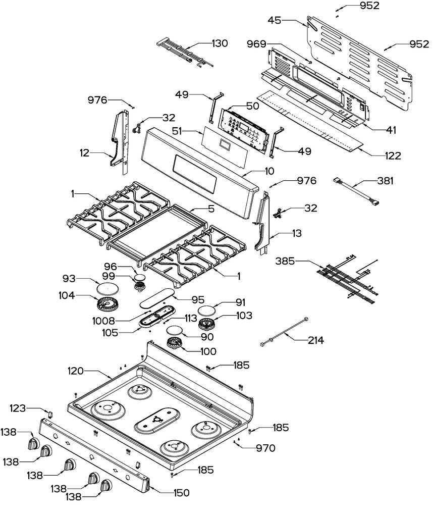 WS01F10138 Range Oven Control Board - XPart Supply